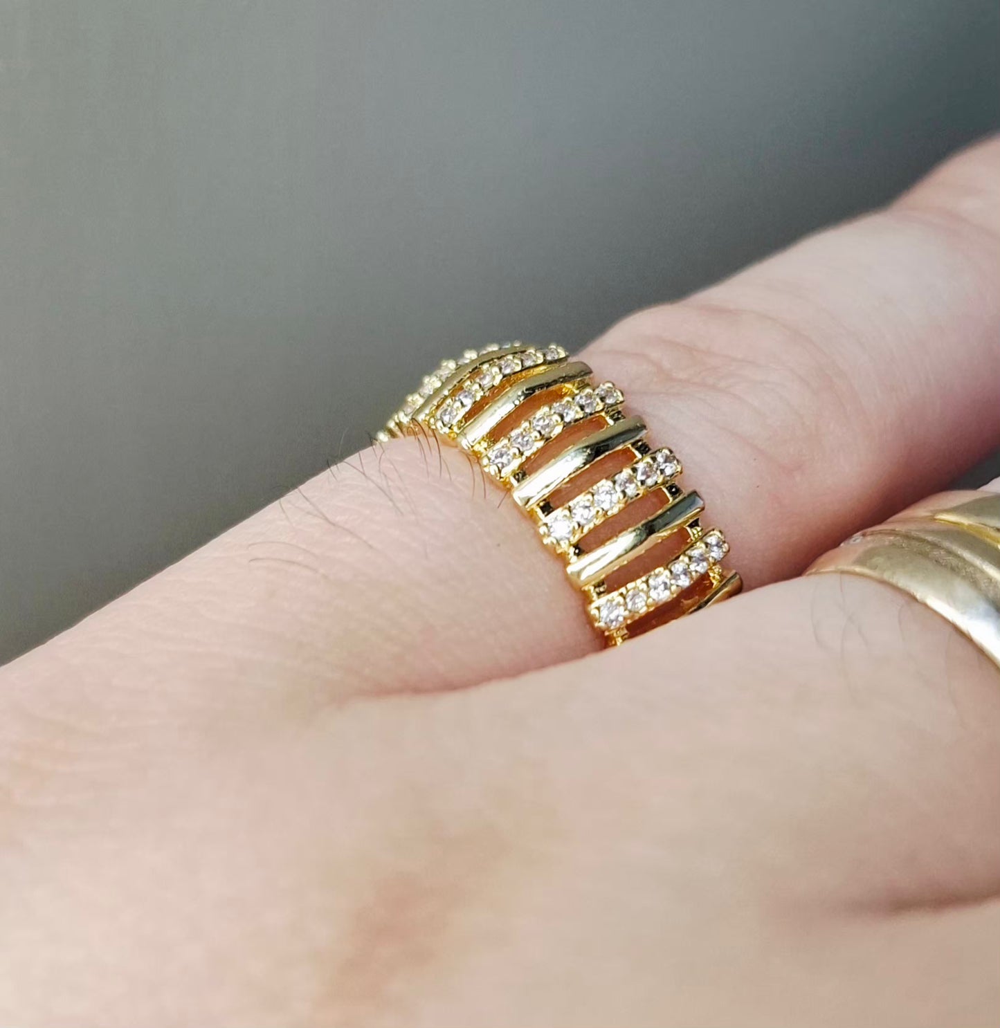 Anel "Magnum Classic"- Banhado a Ouro 18k