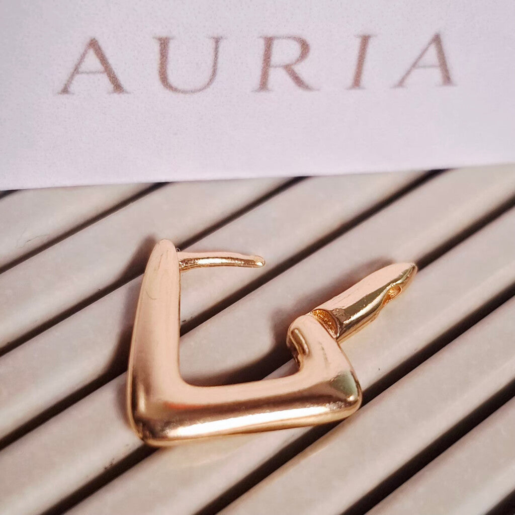 Brinco em Argola "Magnum Basic"-Banhado a Ouro 18k