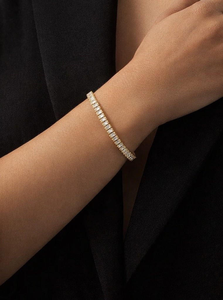 Pulseira "Riviera Classic"- Banhado a Ouro 18k
