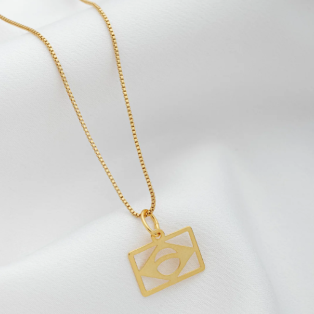 Colar "Brasil Basic"- Banhado a Ouro 18k