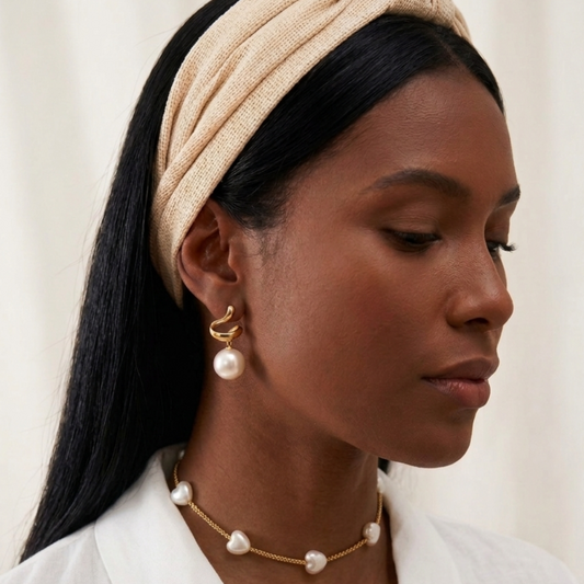 Brinco "Ópera"- Banhados a Ouro 18k