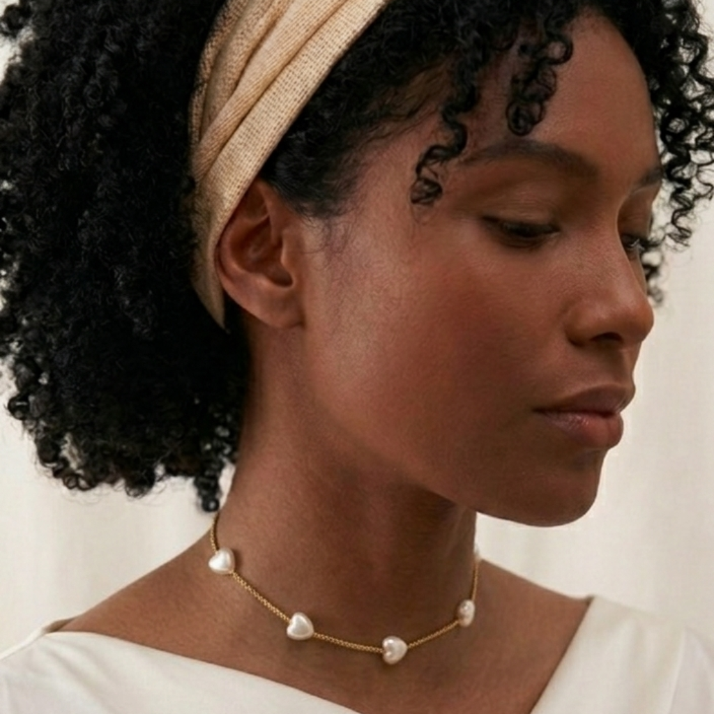 Choker "Gracie"- Banhada a Ouro 18k