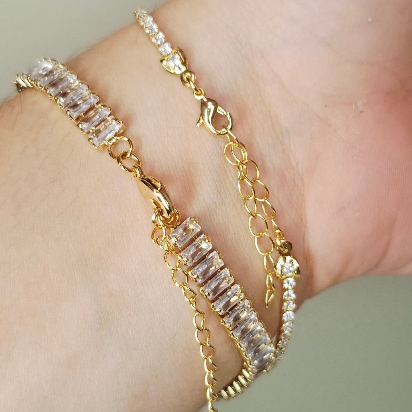 Pulseira "Riviera Classic"- Banhado a Ouro 18k