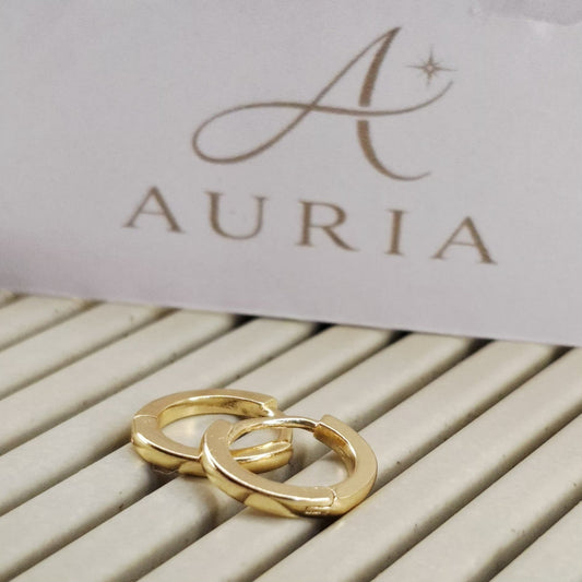 Argola "Vitta Basic"- Banhada a Ouro 18k