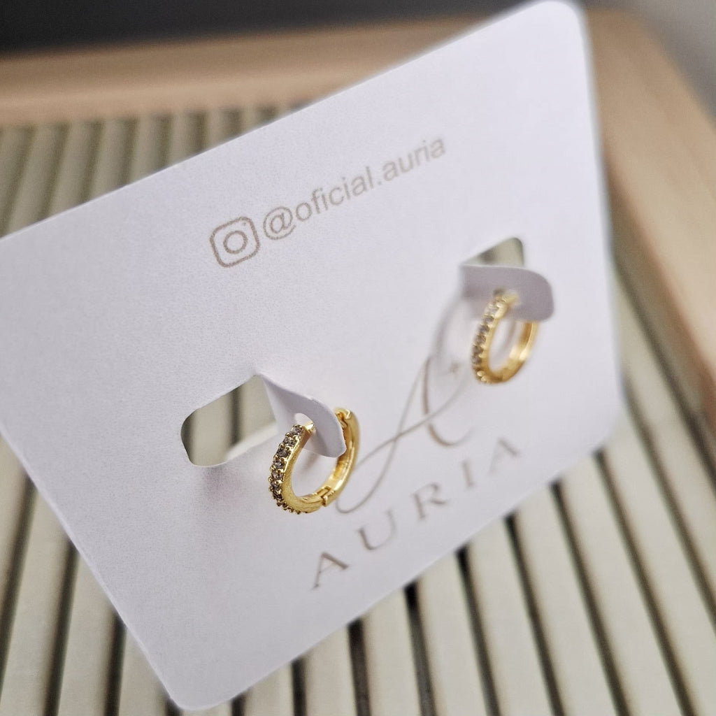 Argola "Vitta Classic"- Banhada a Ouro 18k