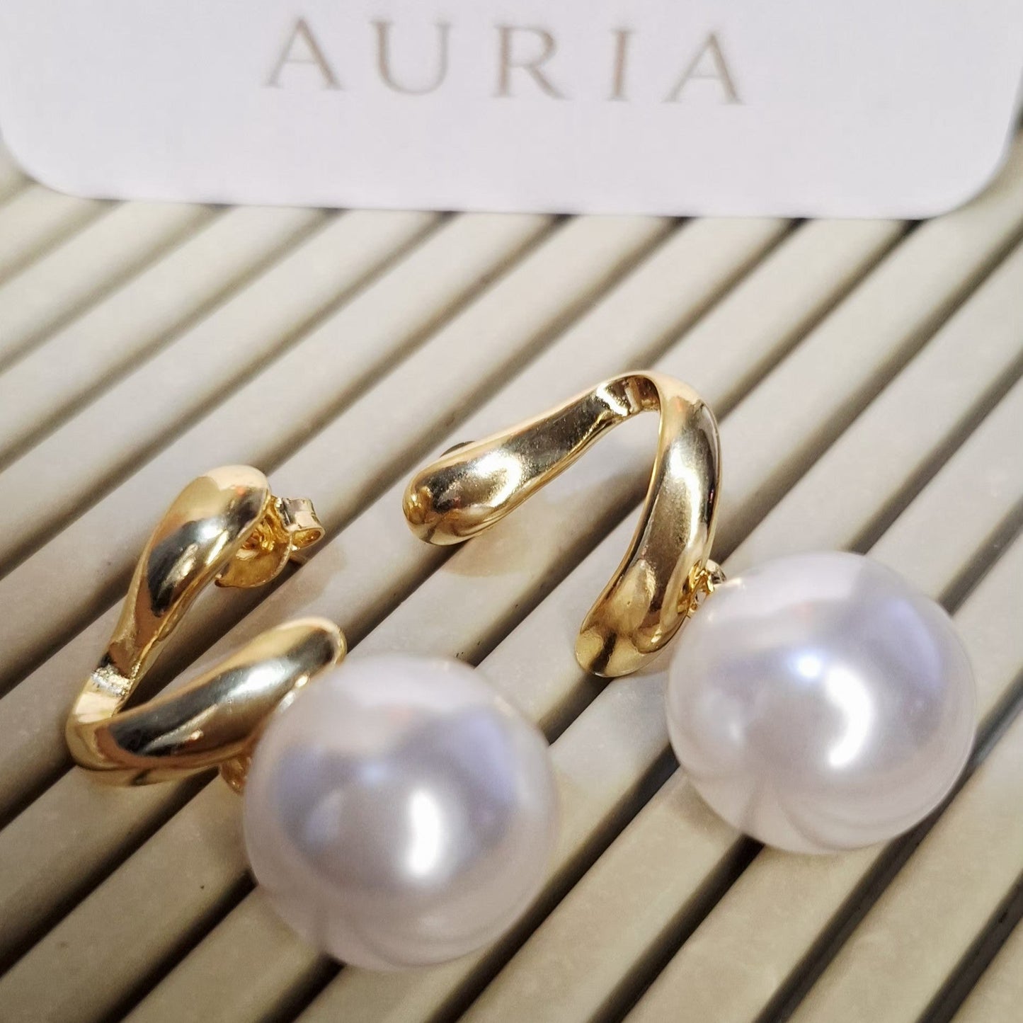 Brinco "Ópera"- Banhados a Ouro 18k