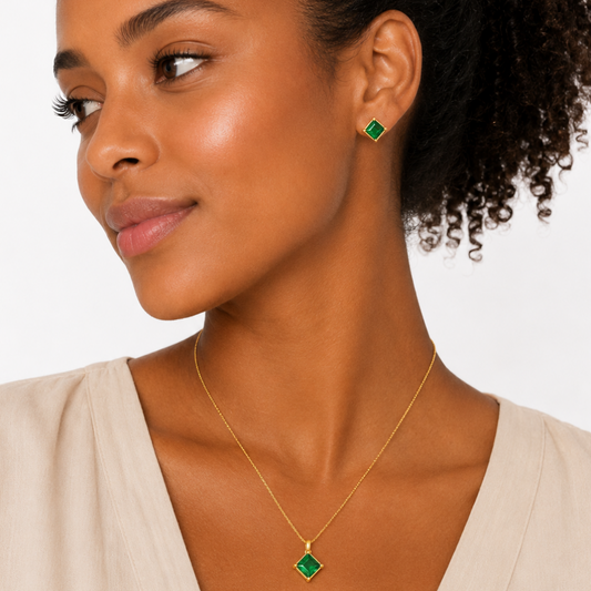 Conjuntos  "Charm"- Banhados a ouro 18k
