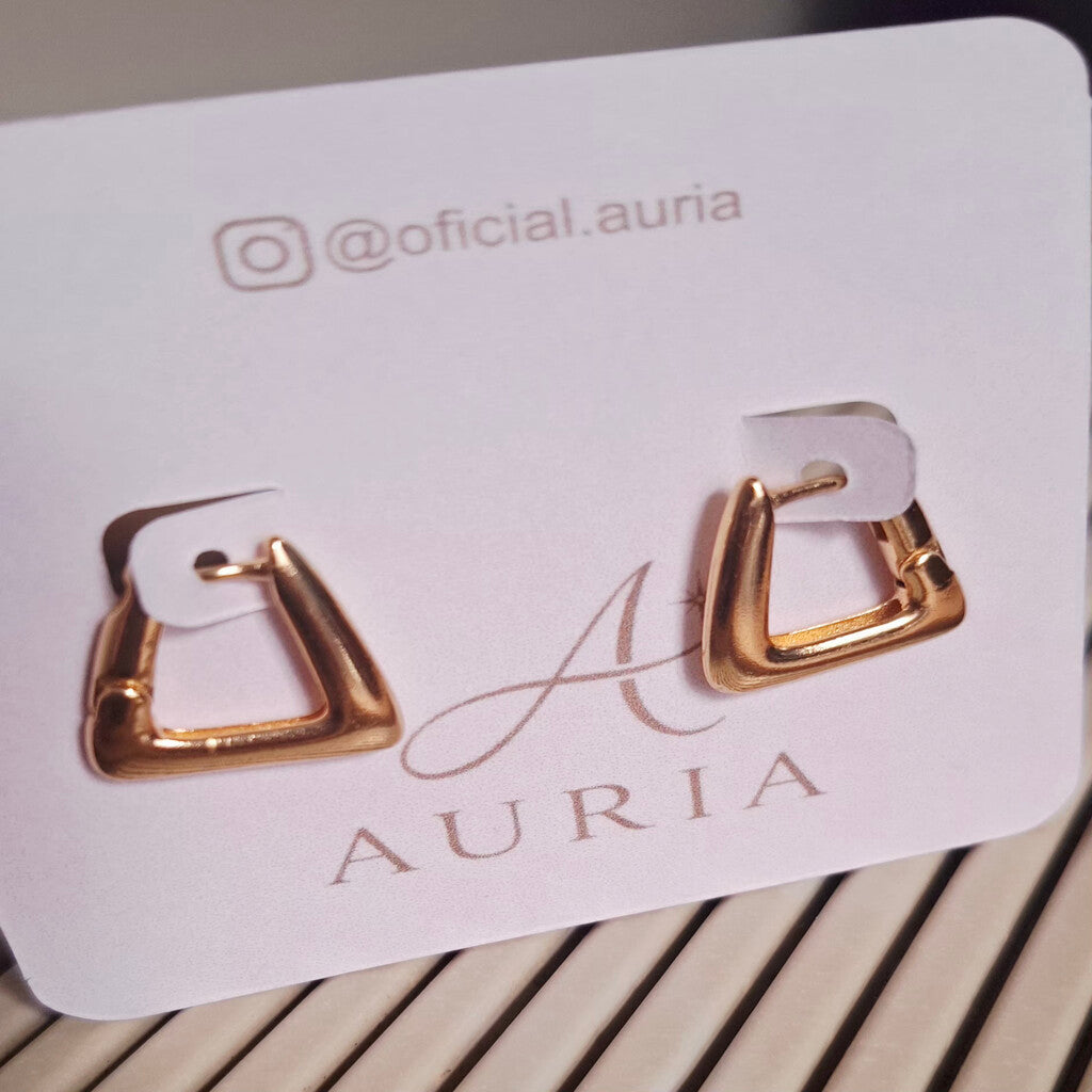 Brinco em Argola "Magnum Basic"-Banhado a Ouro 18k