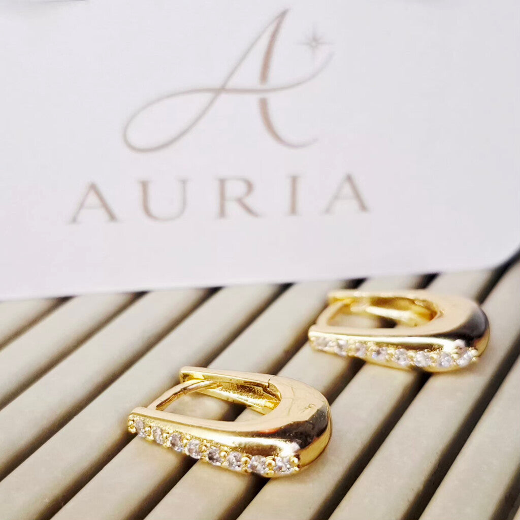 Brinco em Argola "Magnum Classic" Arredondado- Banhado a Ouro 18k
