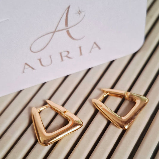 Brinco em Argola "Magnum Basic"-Banhado a Ouro 18k