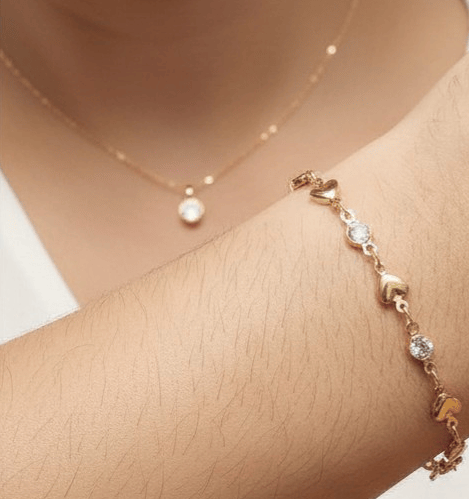 Pulseira "Sweet"- Banhado a Ouro 18k