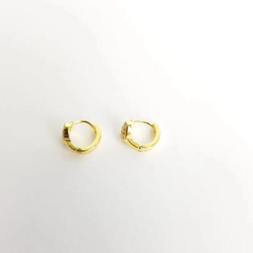 Argola "Love Basic"- Banhado a Ouro 18k