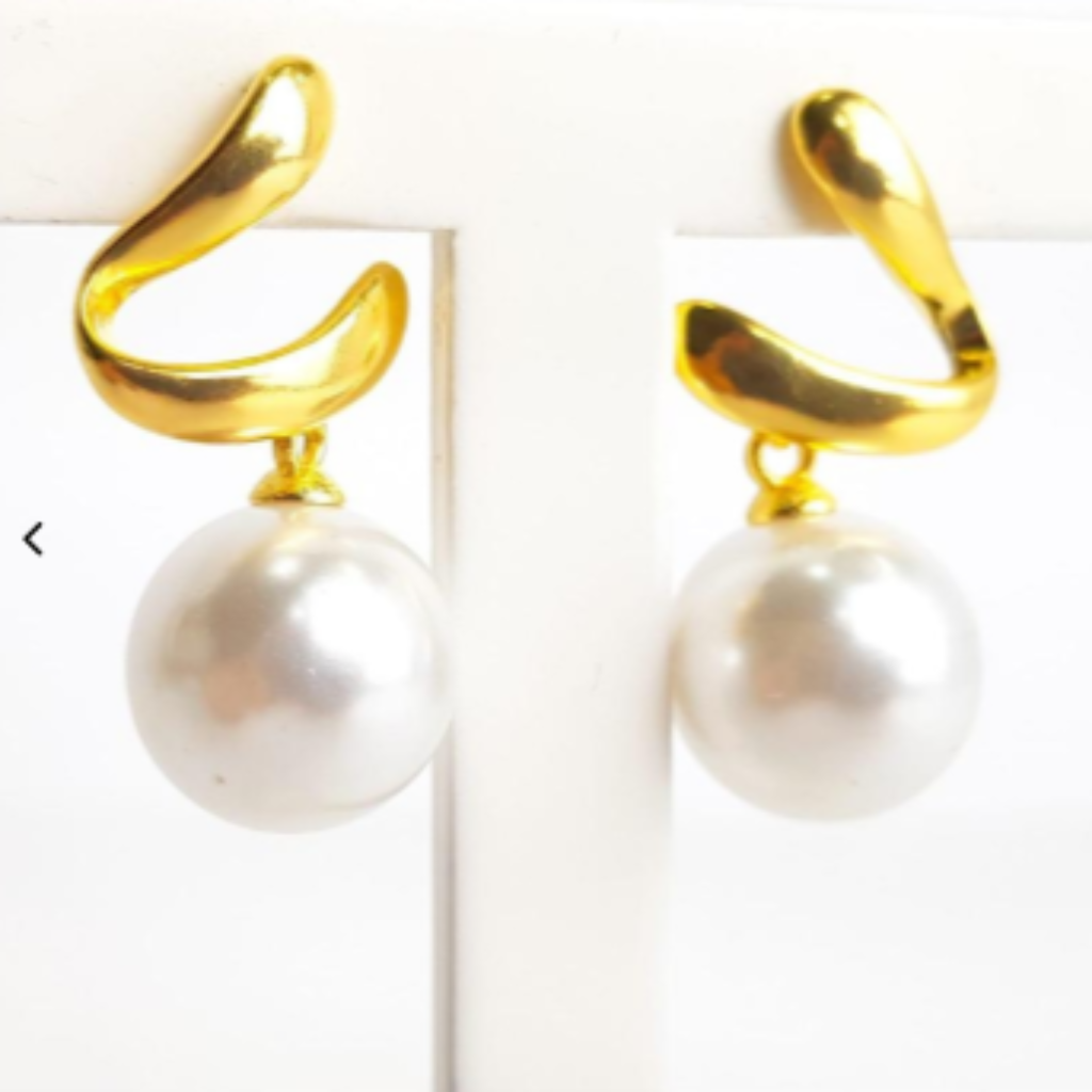 Brinco "Ópera"- Banhados a Ouro 18k