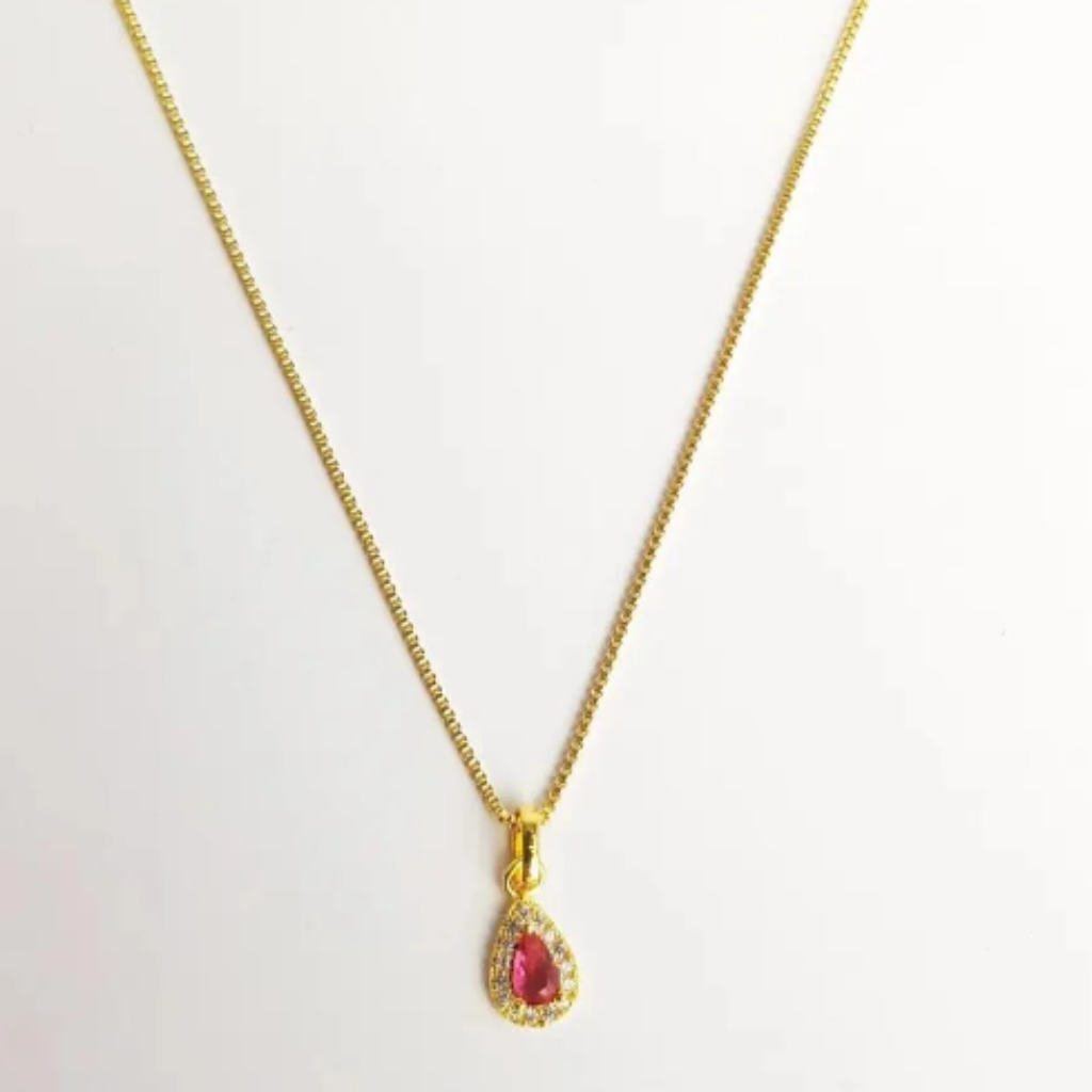 Conjuntos em Gota Cravejada "Crystal"- Banhados a Ouro 18k
