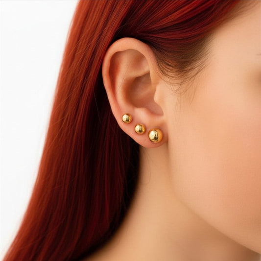 Brinco "Essencial Basic"- Banhado a Ouro 18k