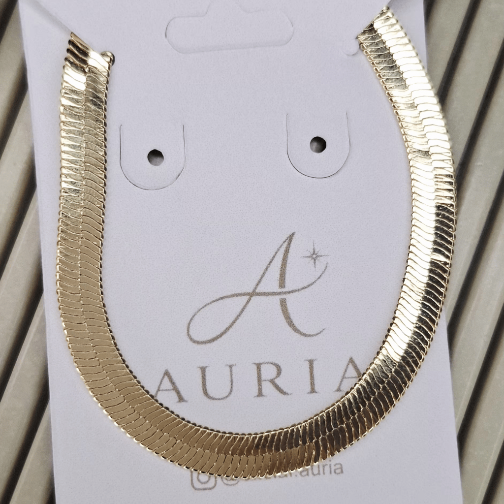 Pulseira em Fita "Lux"- Banhada a Ouro 18k