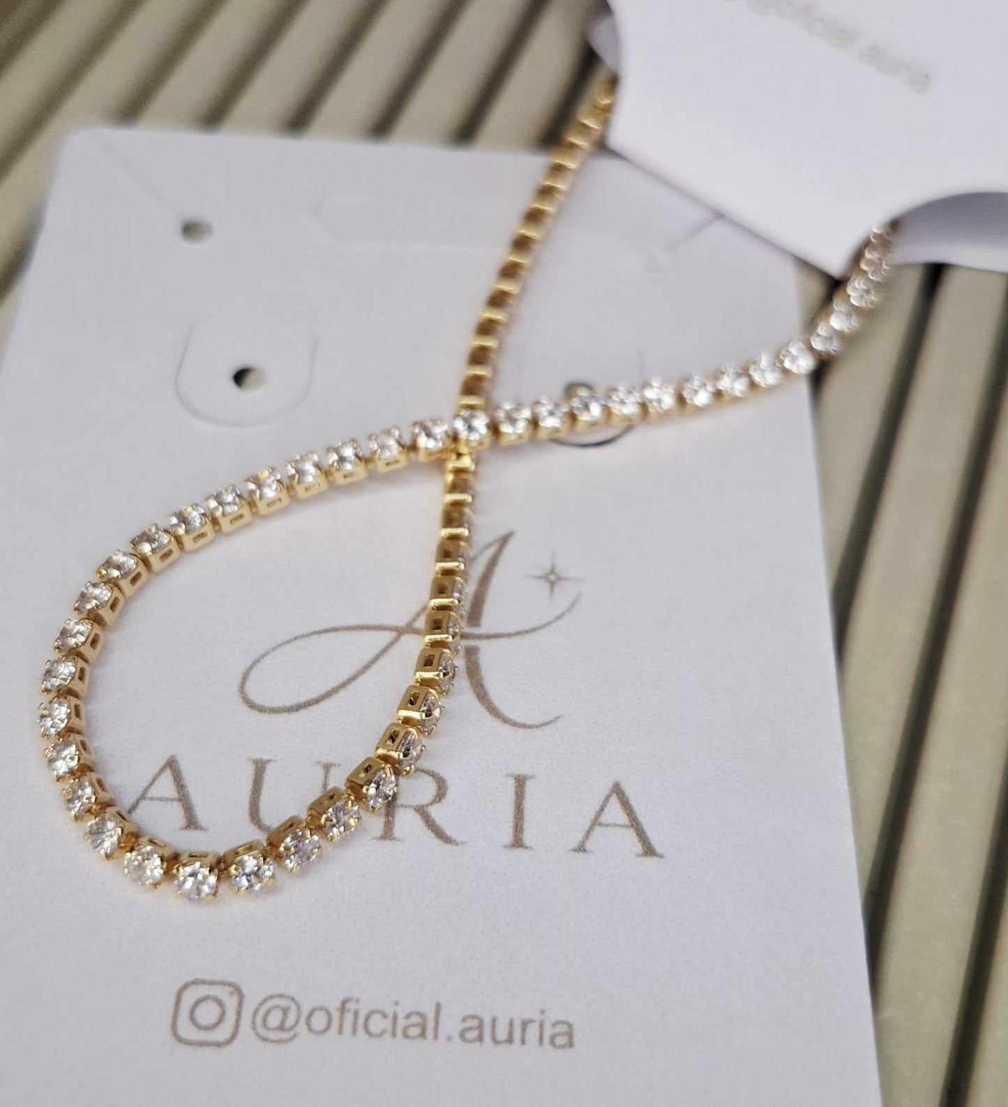 Pulseira "Riviera Basic"- Banhado a Ouro 18k