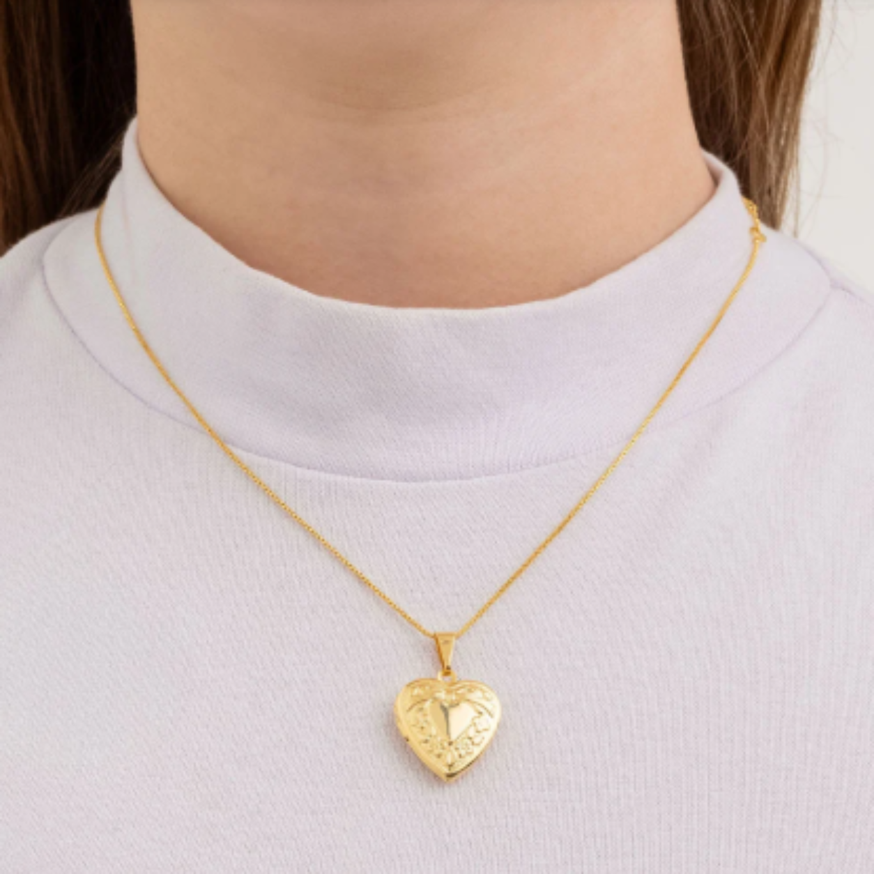 Relicário: "Lovely Basic"- Banhado a Ouro 18k